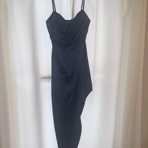 Windsor Midnight Blue Asymmetrical Dress